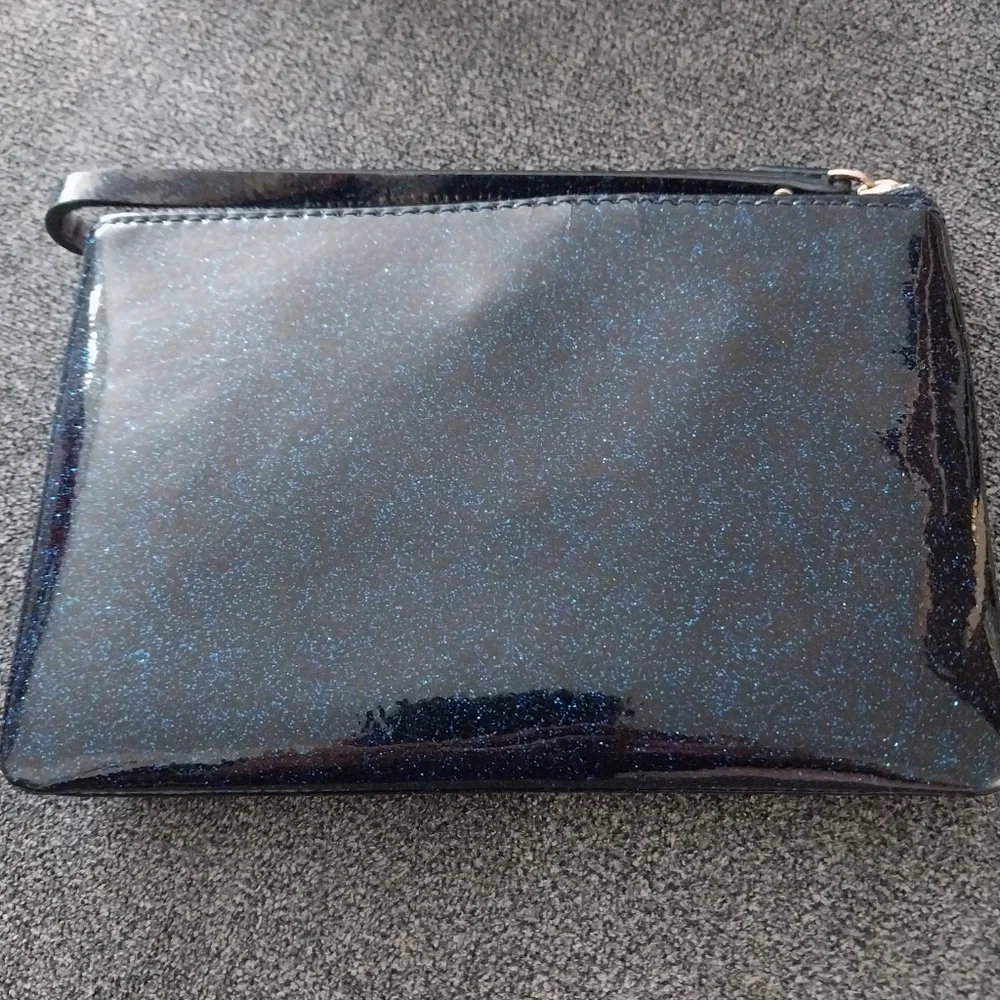 Kate Spade Navy Glitter NWOT Wallet On A String